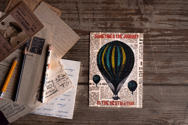 Balloon - postcard - originální pohlednice Small
