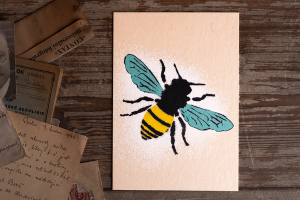Bee Maja - postcard - originální pohlednice XL