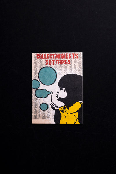 Bubble girl - postcard - originální pohlednice Small