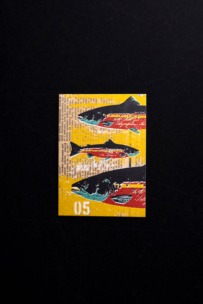 Salmon - postcard - originální pohlednice Small