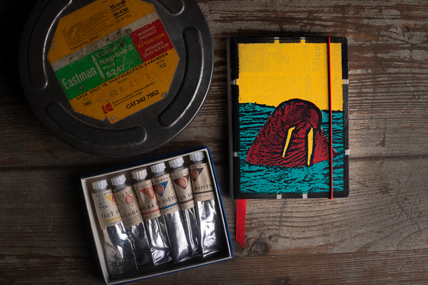 Walrus - mini notebook originální zápisník