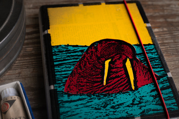 Walrus - mini notebook originální zápisník