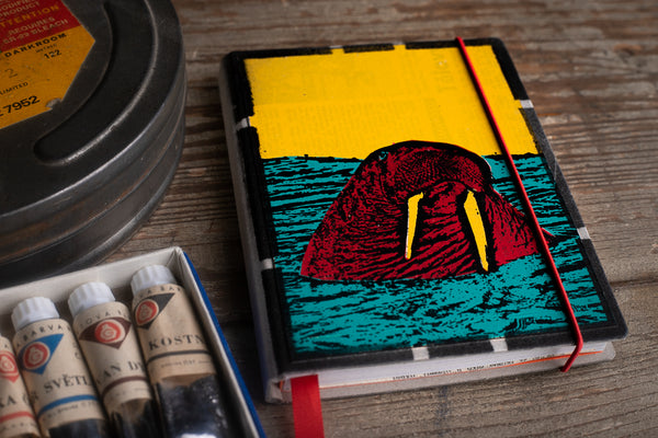 Walrus - mini notebook originální zápisník
