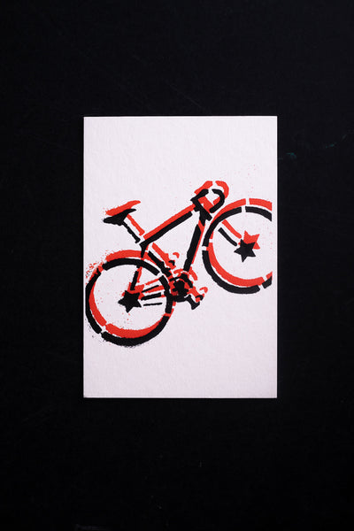Bike - postcard - originální pohlednice Medium