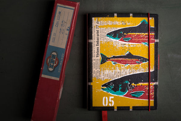 Salmon - mini notebook originální zápisník