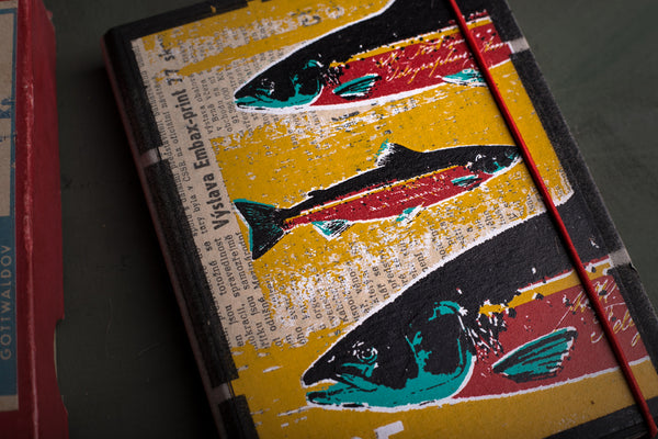 Salmon - mini notebook originální zápisník