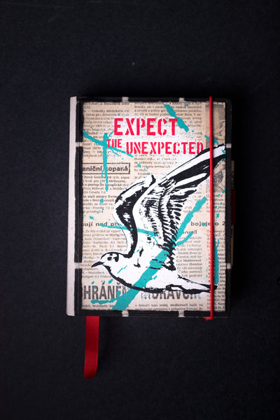 notebook originální zápisník deník streetart dekorace dárek handmade