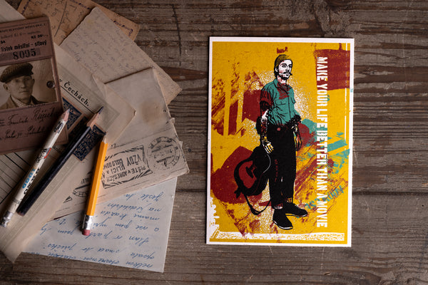 Frankie - postcard - originální pohlednice Medium