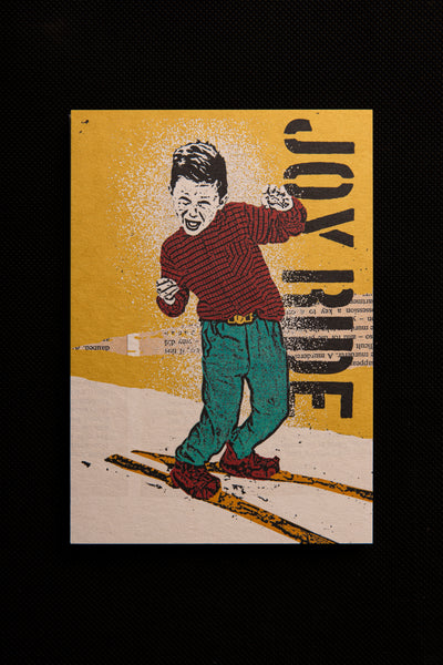 JOY RIDE - postcard - originální pohlednice Medium