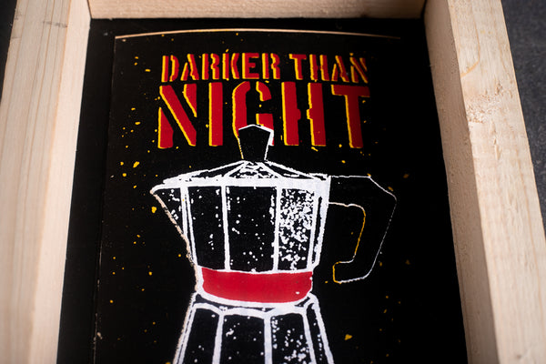 Dark coffee - mini notebook with frame originální obrázek
