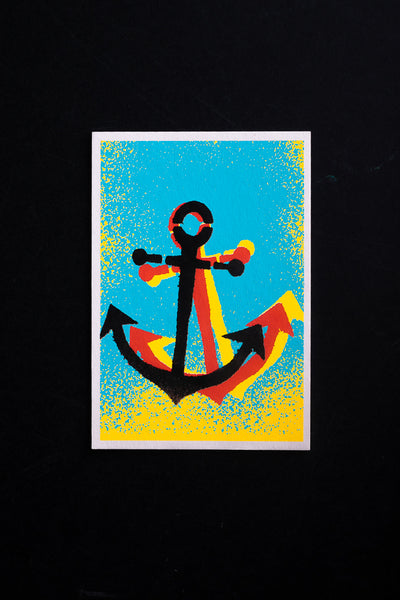 Anchor - postcard - originální pohlednice