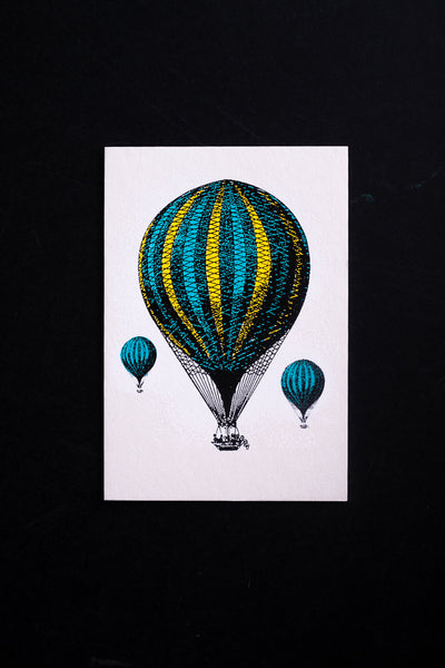 Balloon - postcard - originální pohlednice