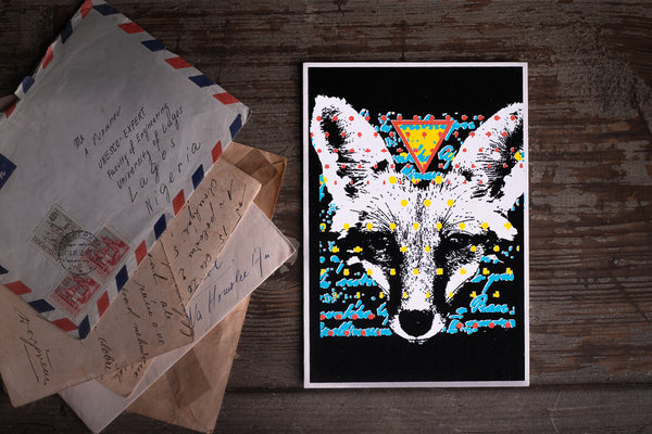 London Fox - postcard - originální pohlednice Medium