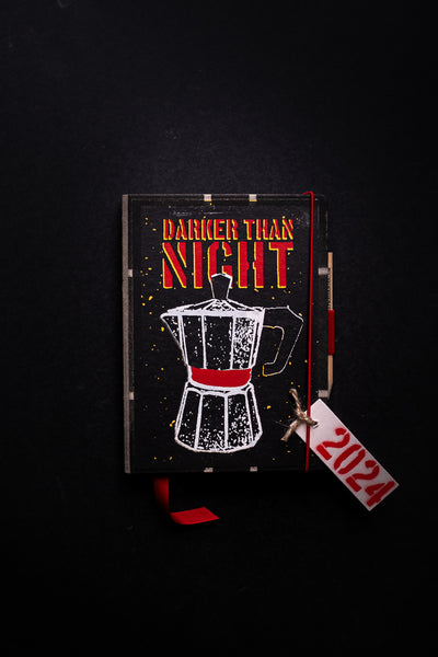 2024 Diary "Dark coffee" - S - originální diář