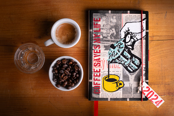 2024 Diary "Coffee saves my life" - Big - originální diář