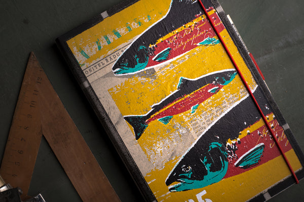 Salmon - medium notebook originální zápisník