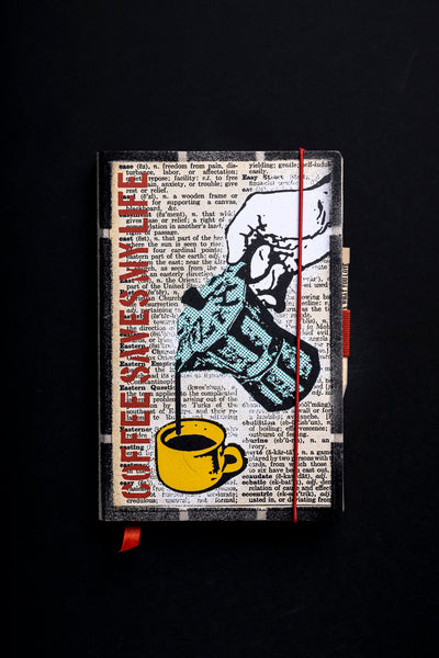 Coffee saves my life - medium notebook originální zápisník