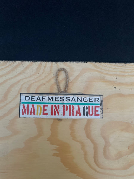 Seagull blue - originální sprejovaný obraz