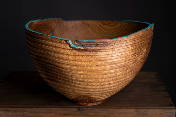Maalstrom Studio unique oak bowl 