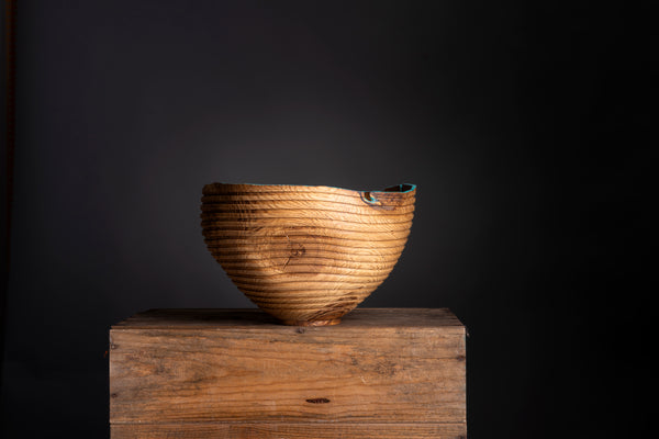 Rowan handcrafted oak bowl by Maalstrom Studio