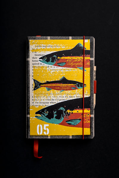 Salmon - medium notebook originální zápisník
