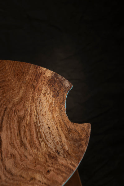 Natural rim detail of Shunammite oak bowl
created by Maalstrom Studio