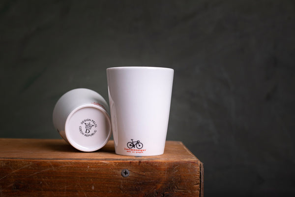 "Cat circle" porcelain cup TO GO - S originální hrnek