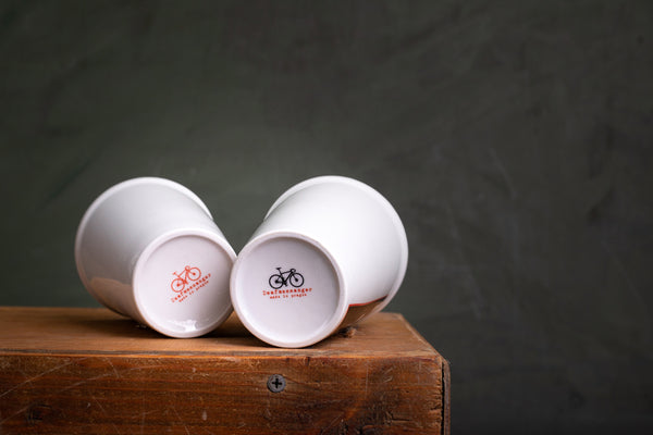 "Time is now" porcelain cup TO GO - L originální hrnek