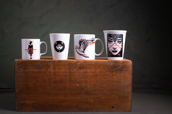 "Koki" porcelain cup TO GO - L originální hrnek