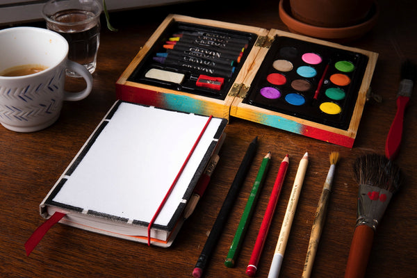 Blank cover MINI notebook - polar white originální zápisník