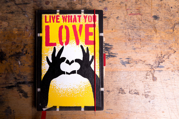 Handsheart - medium notebook originální zápisník