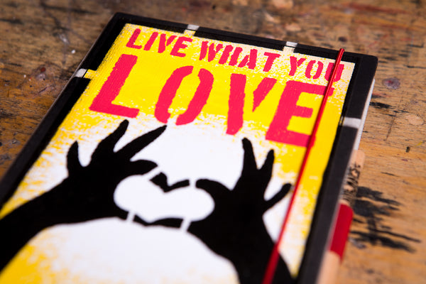 Handsheart - medium notebook originální zápisník