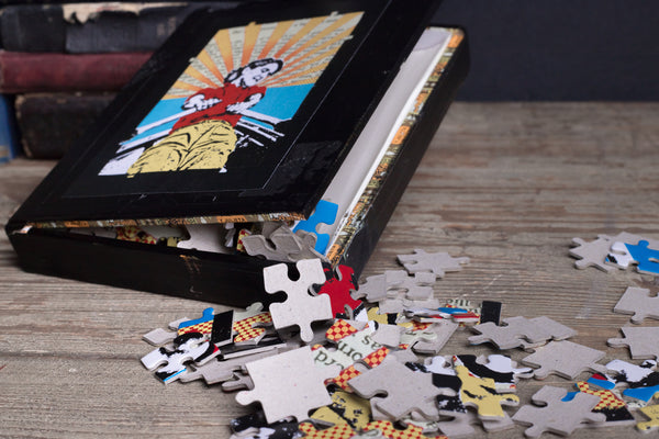 Rowing puzzle - cigar box - worldwide shipping