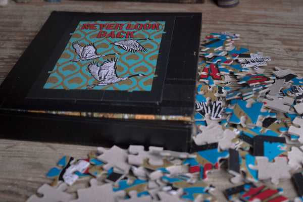 Wild goose puzzle - cigar box - worldwide shipping