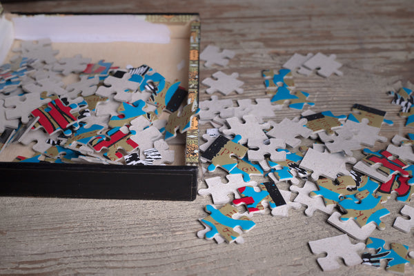 Wild goose puzzle - cigar box - worldwide shipping