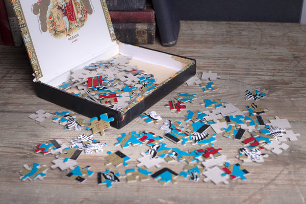 Wild goose puzzle - cigar box - worldwide shipping