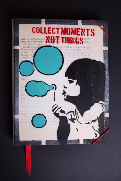 notebook originální zápisník deník streetart dekorace dárek handmade