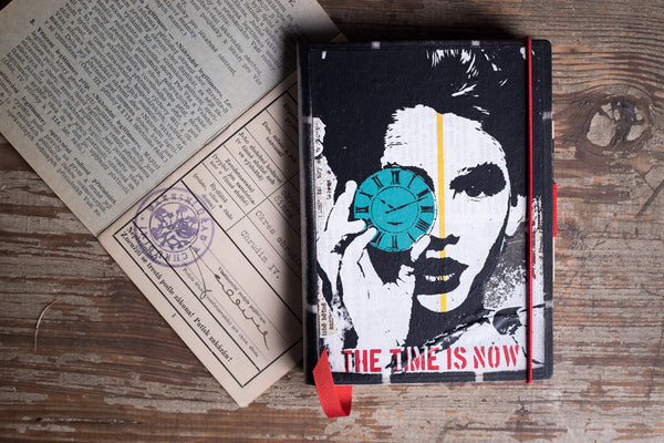 Time is now - mini notebook originální zápisník
