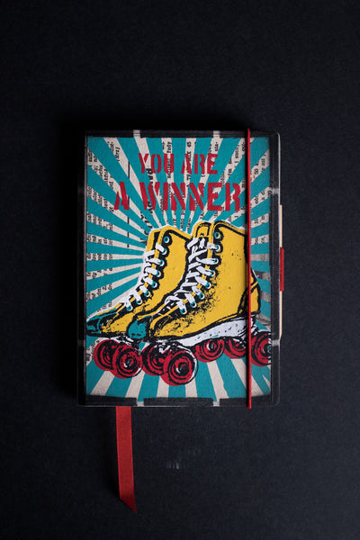 notebook originální zápisník deník streetart dekorace dárek handmade