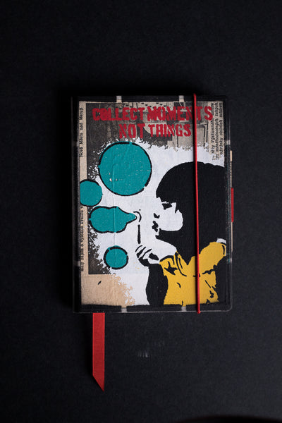 notebook originální zápisník deník streetart dekorace dárek handmade