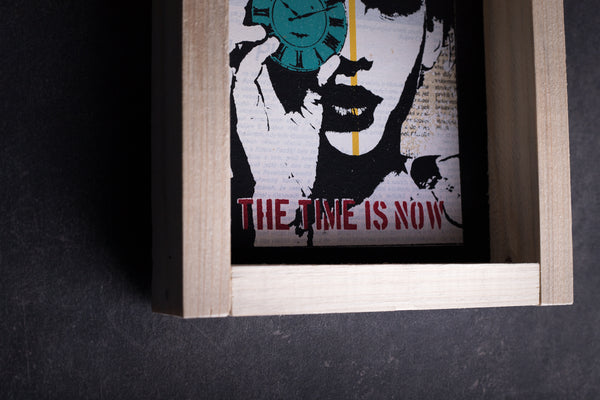 Time is now - medium notebook with frame originální obrázek