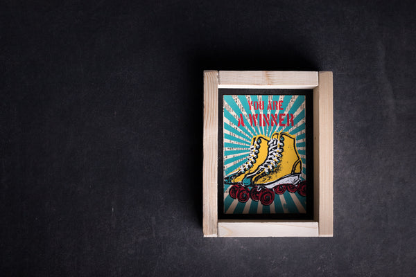notebook originální zápisník deník streetart dekorace dárek handmade obrázek rámeček