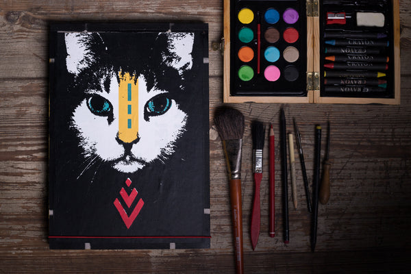 Cat - sketchbook originální skicák