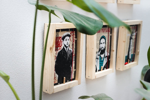 Silent tree - mini notebook with frame originální obrázek