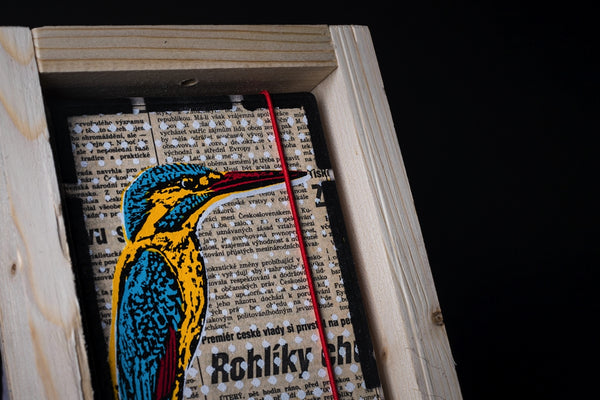 Kingfisher - mini notebook with frame originální obrázek