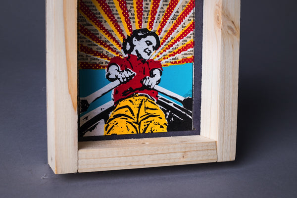 Rowing original print with frame S originální obrázek