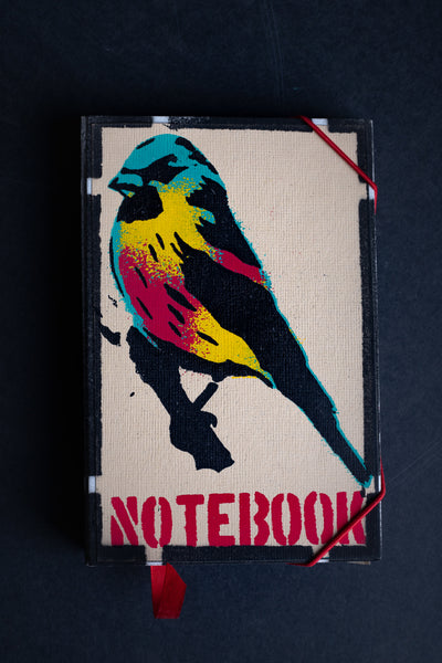 originální zápisník deník streetart dekorace dárek handmade