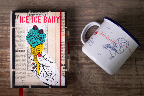 Ice Ice baby - mini notebook originální zápisník