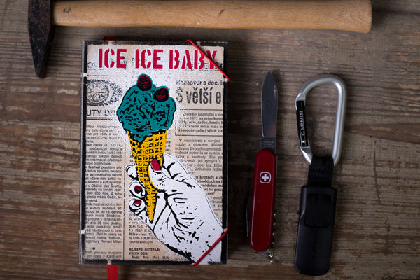 Ice Ice baby - small notebook originální zápisník