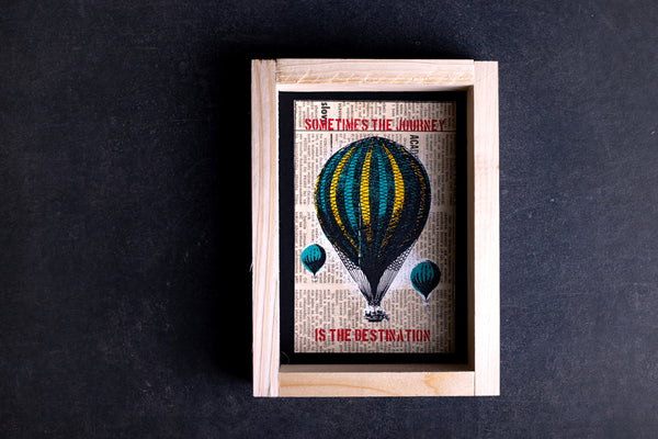 Balloon - medium notebook with frame originální obrázek